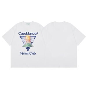 CASABLANCA TENNIS CLUB WHITE T-SHIRT