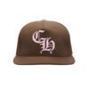 CHROME HEARTS CH BASEBALL HAT BROWN/PINK
