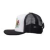 CHROME HEARTS MULTI COLOR CROSSES TRUCKER HAT WHITE/BLACK