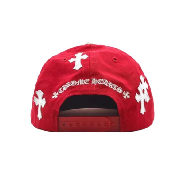 CHROME HEARTS CH CROSS PATCH BASEBALL HAT RED