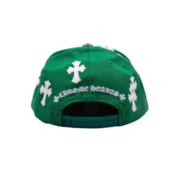 CHROME HEARTS CH CROSS PATCH BASEBALL HAT GREEN