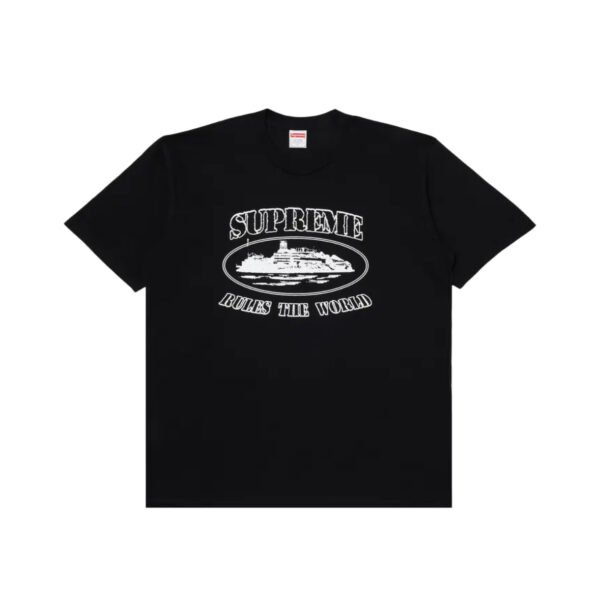 CORTEIZ SUPREME RULES THE WORLD BLACK T-SHIRT
