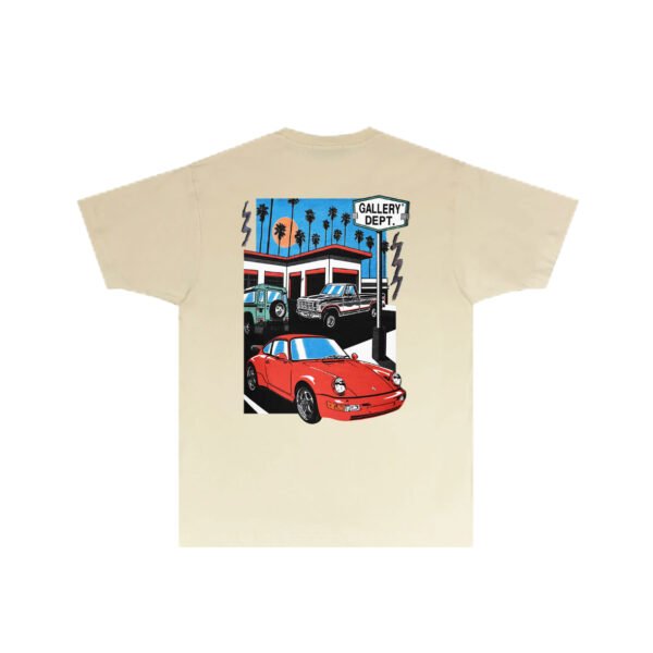 gdcarcrema1 GALLERY DEPT. DRIVE THRU CREAM T-SHIRT