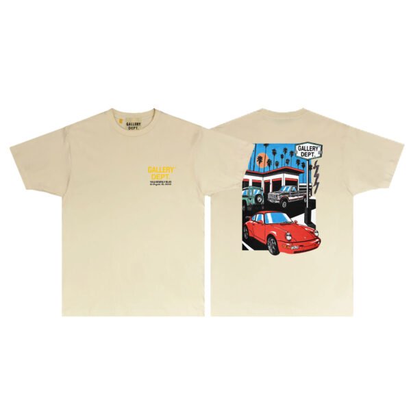 gdcarcrema2 GALLERY DEPT. DRIVE THRU CREAM T-SHIRT