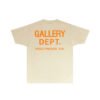GALLERY DEPT. BASIC CREAM/ORANGE T-SHIRT