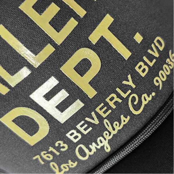 gdla3 GALLERY DEPT. BEVERLY BLVD TRUCKER BLACK/GOLD