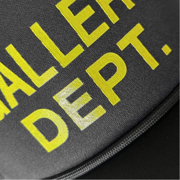 GALLERY DEPT. CLASSIC LOGO TRUCKER BLACK/YELLOW