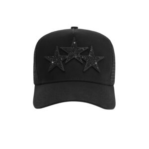 AMIRI THREE STAR CRYSTAL BLACK/BLACK HAT