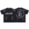 hellstarblackblack HELLSTAR GLITTER BLACK/BLACK T-SHIRT