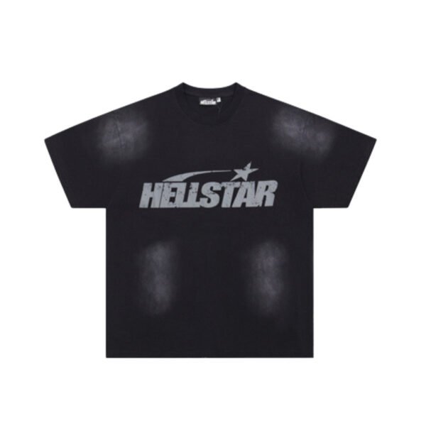 hellstarblackblack2 HELLSTAR GLITTER BLACK/BLACK T-SHIRT