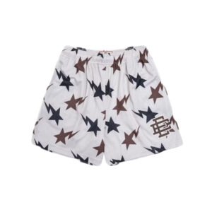EE x BAPE CREAM/BROWN/NAVY SHORTS