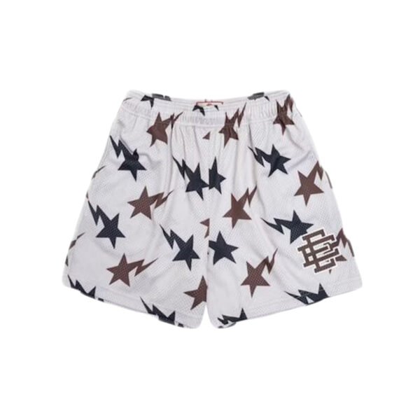 EE x BAPE CREAM/BROWN/NAVY SHORTS