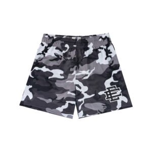 EE WHITE/BLACK CAMO SHORTS