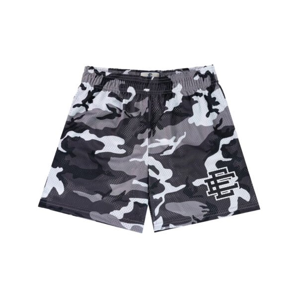 EE WHITE/BLACK CAMO SHORTS