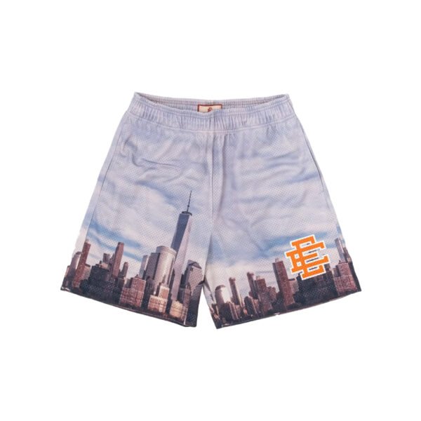 EE-Basic-Skyline-Short-New-York EE NYC SKYLINE DAY WHITE/GREY SHORTS