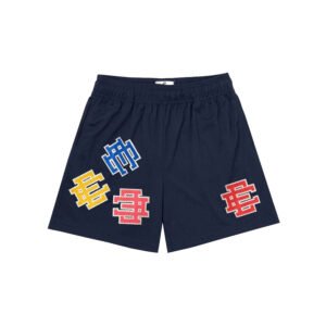 EE Basic Test Print Short Navy EE TEST PRINT NAVY SHORTS