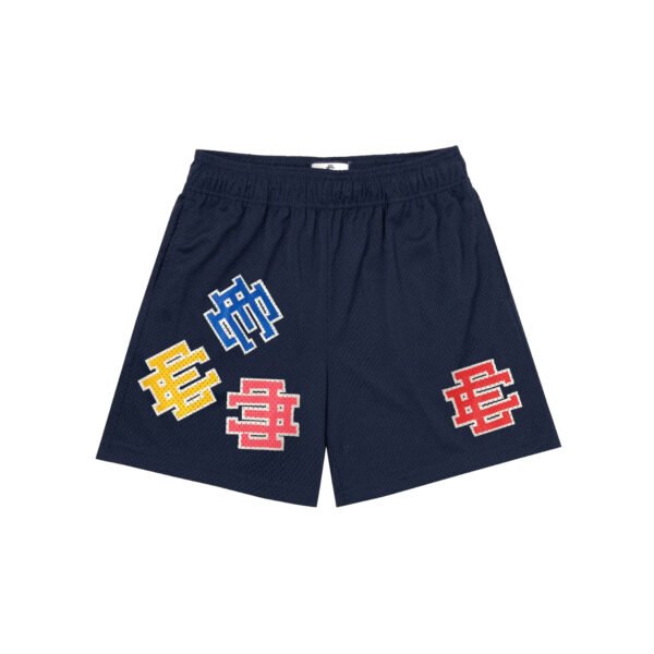 EE TEST PRINT NAVY SHORTS