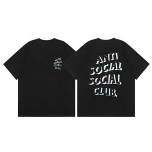 asscblackagua ANTI SOCIAL SOCIAL CLUB WATERPRINT BLACK T-SHIRT