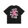 ANTI SOCIAL SOCIAL CLUB PINK X BLACK T-SHIRT