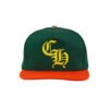 CHROME HEARTS CH MIAMI BASEBALL HAT GREEN/ORANGE