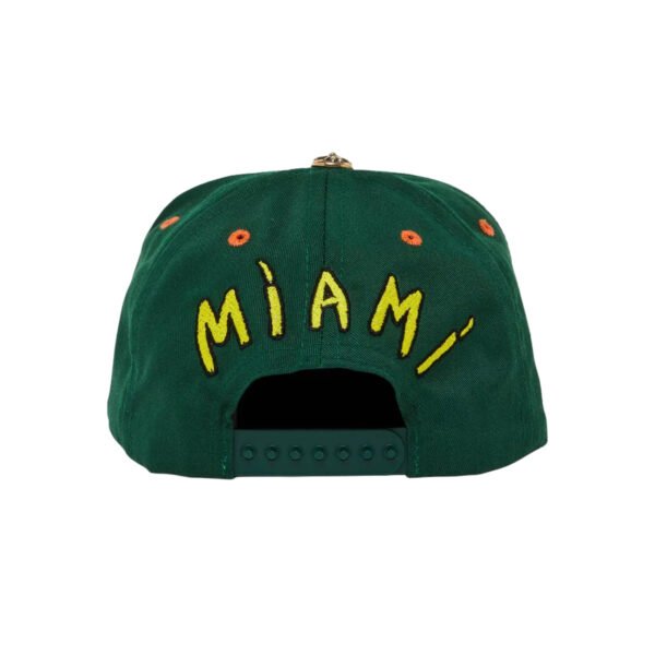 CHROME HEARTS CH MIAMI BASEBALL HAT GREEN/ORANGE