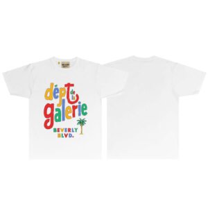 GALLERY DEPT. DE LA GALERIE CAFE WHITE T-SHIRT