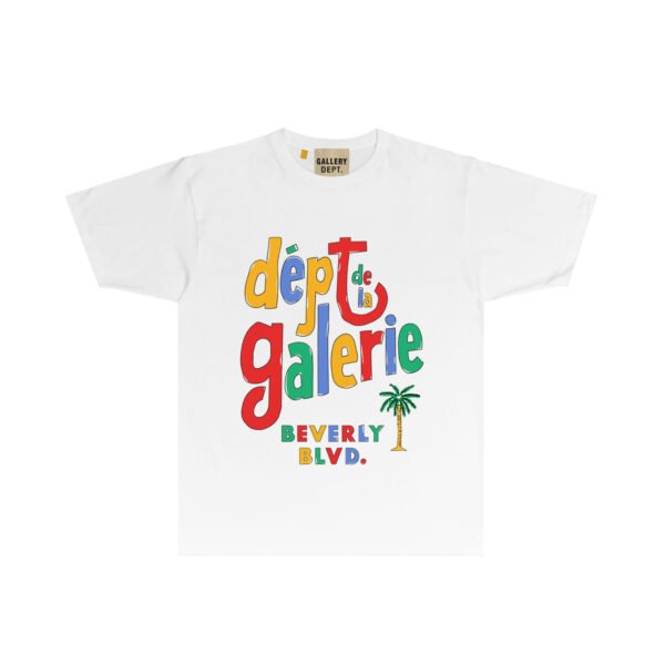 GALLERY DEPT. DE LA GALERIE CAFE WHITE T-SHIRT