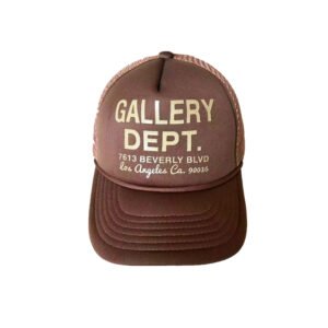 GALLERY DEPT. CLASSIC LOGO TRUCKER BROWN/GOLD