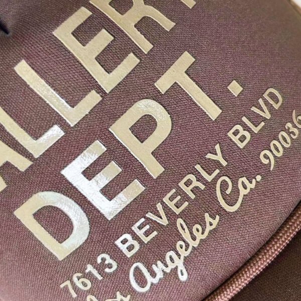 GALLERY DEPT. CLASSIC LOGO TRUCKER BROWN/GOLD