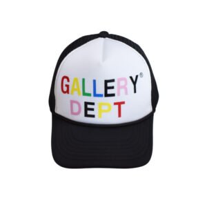 GALLERY DEPT. MULTICOLOR LOGO TRUCKER WHITE/BLACK