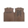 GALLERY DEPT. BASIC LOGO SLEEVELESS WASHED BROWN