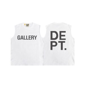 GALLERY DEPT. BASIC LOGO SLEEVELESS WHITE