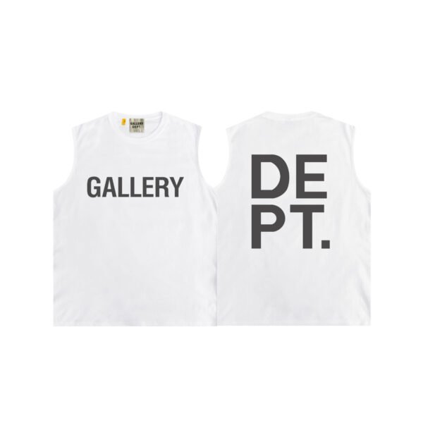 GALLERY DEPT. BASIC LOGO SLEEVELESS WHITE