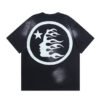 HELLSTAR BLUE METALLIC BLACK T-SHIRT