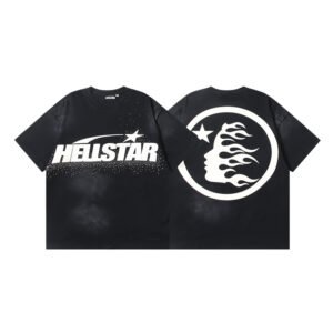 hellstarglitterblack HELLSTAR GLITTER LOGO BLACK T-SHIRT