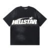 HELLSTAR GLITTER LOGO BLACK T-SHIRT