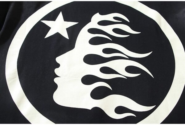 HELLSTAR GLITTER LOGO BLACK T-SHIRT