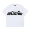 HELLSTAR GLITTER LOGO WHITE T-SHIRT
