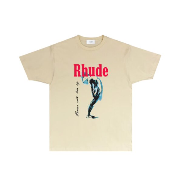 rhudegodsaveme1 RHUDE “GOD’S HELP” CREAM T-SHIRT