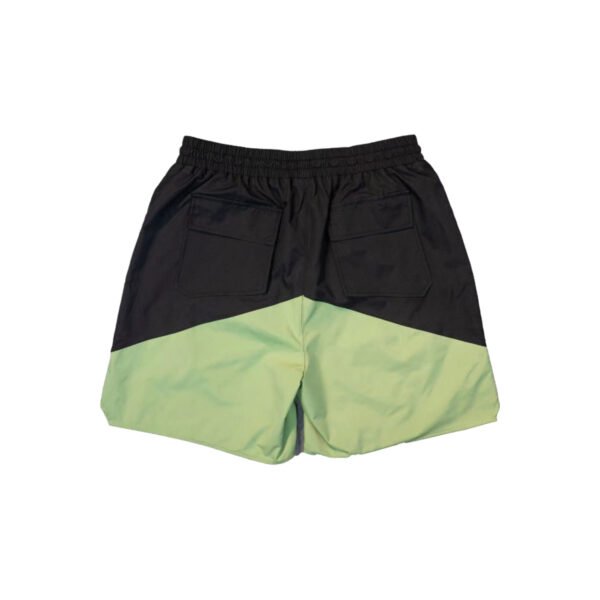 RHUDE RH LOGO SHORTS BLACK/GREEN