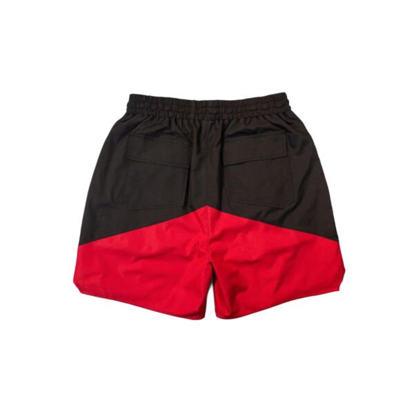 RHUDE RH LOGO SHORTS BLACK/RED