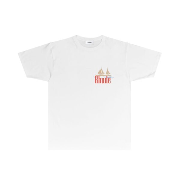 RHUDE MONACO SAILING WHITE T-SHIRT