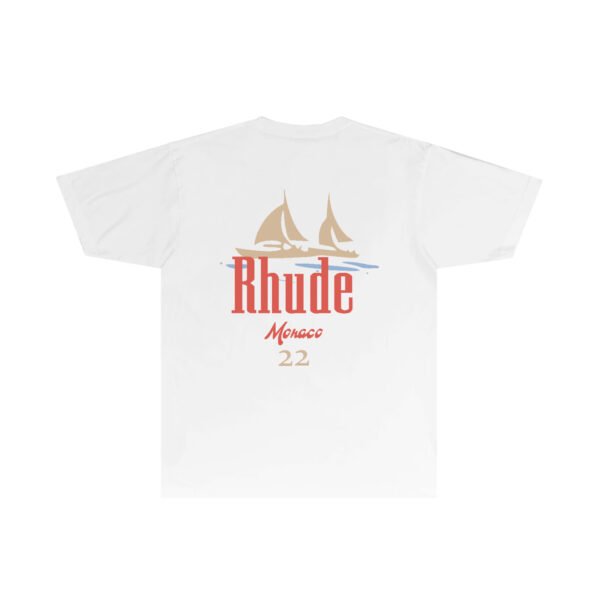RHUDE MONACO SAILING WHITE T-SHIRT