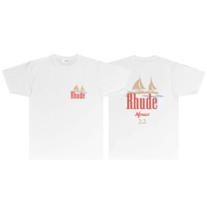 rhudesailingwhite2 RHUDE MONACO SAILING WHITE T-SHIRT
