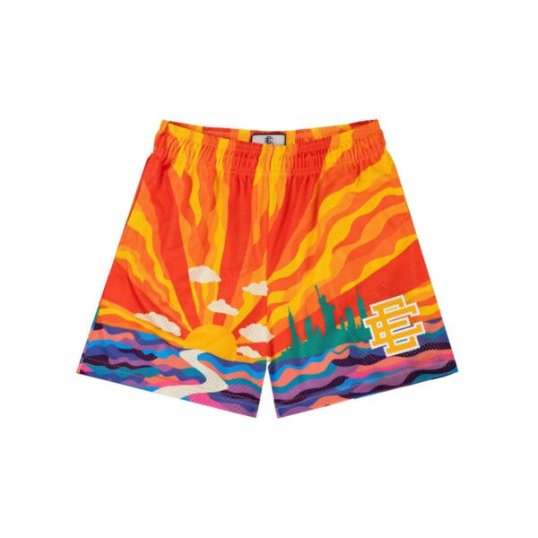 EE Basic Short NYC Sunset Yellow EE NYC SUNSET RAYS SHORTS