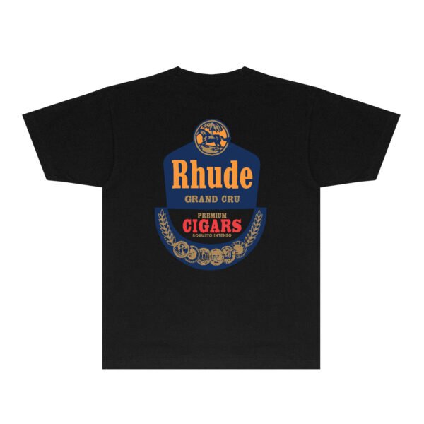 RHUDE GRAND CRU CIGARS BLACK T-SHIRT