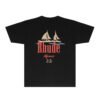 RHUDE MONACO SAILING BLACK T-SHIRT