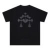 CHROME HEARTS TRIPLE CROSS BLACK T-SHIRT