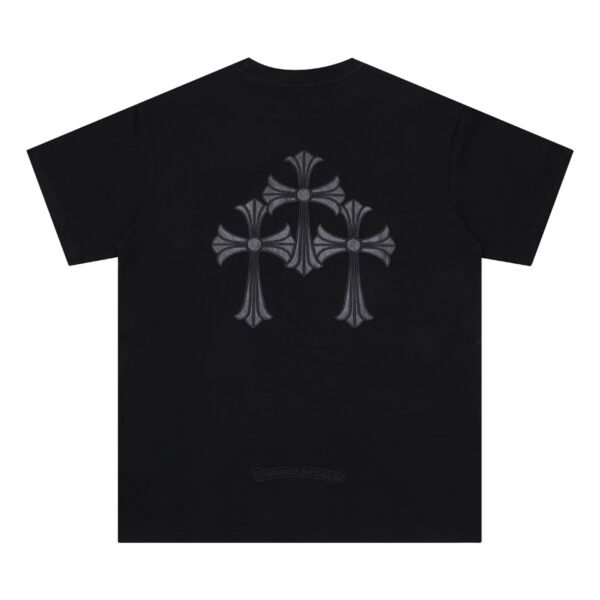 CHROME HEARTS TRIPLE CROSS BLACK T-SHIRT