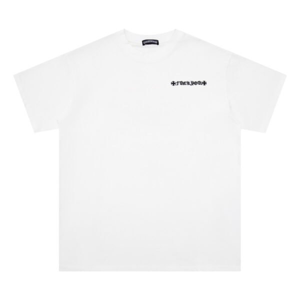 CHROME HEARTS TRIPLE CROSS WHITE T-SHIRT